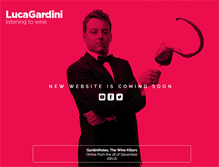 Tablet Screenshot of lucagardini.com